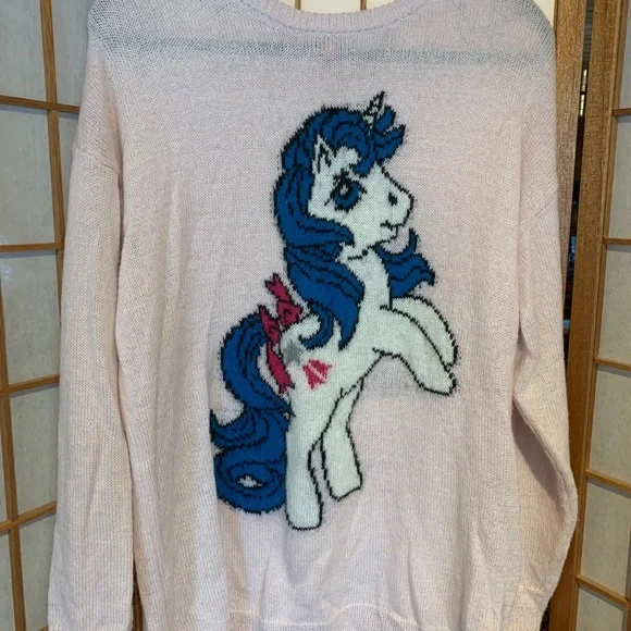 H M Sweaters My Little Pony Official Hasbro Hm Oversized Knit Sweater Poshmark